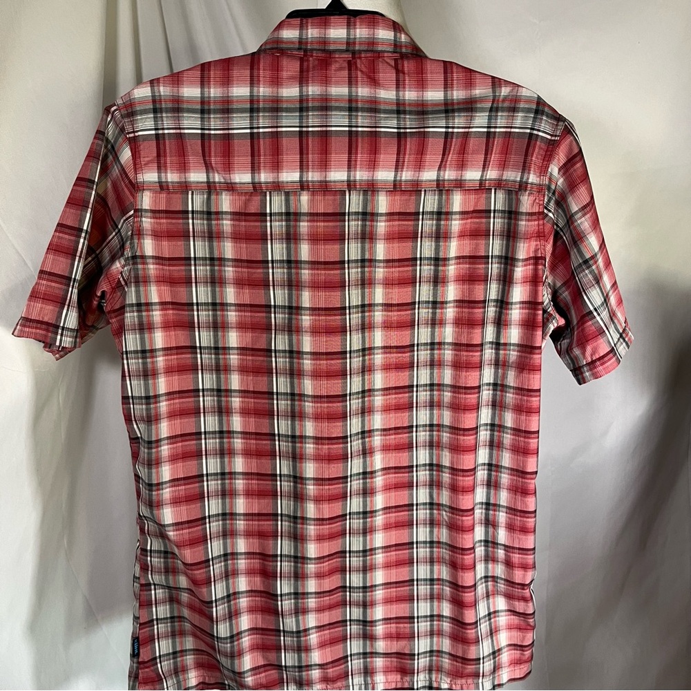 Kuhl Men's Eluxur Plaid Button Down Shirt Red & Gray Plaid Size Small Gorpcore - Picture 6 of 8
